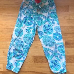Lilly Pulitzer size 6/6X formal jogger style pants